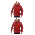 thumbnail image 1 of Tholdsy 1/6 ropa figuras de acción con capucha belleza Chic traje muñecas decoración ajustable juguetes accesorios disfraz para de 12 Rojo 2piezas, 1 of 6