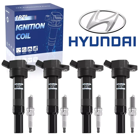 1PZ 342-KH0 4x Genuine Ignition Coils For OEM 27300-2E000 Hyundai Elantra Kia Soul 1.8L 2.0L