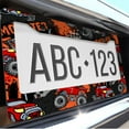 thumbnail image 6 of 1 Pcs Monster Truck License Plate Frame,License Plate Cover for Car Decorative Parts,Aluminum License Plate Bracket Holder Rust-Proof for US Standard Car, 6 of 8