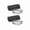 Purple, variant on Folding Reading Glasses, 2 Pack Compact Unisex Readers Black & Gunmetal with Free Storage Case