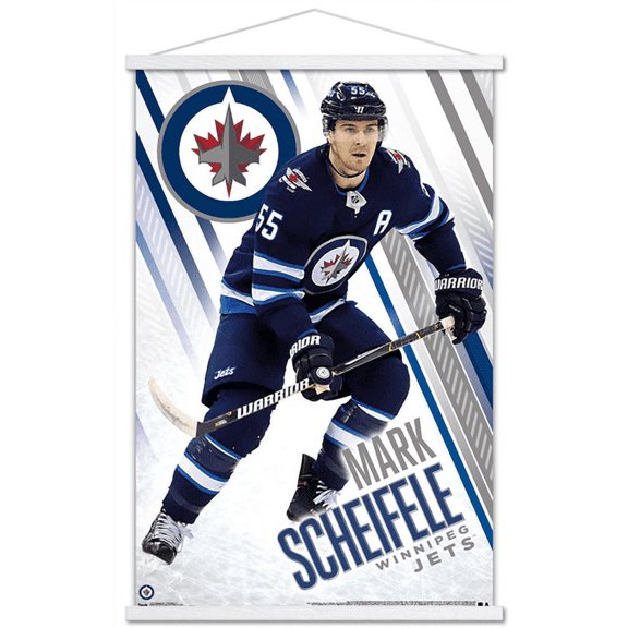 NHL Winnipeg Jets - Mark Scheifele 18 Wall Poster with Magnetic Frame, 22.375" x 34"