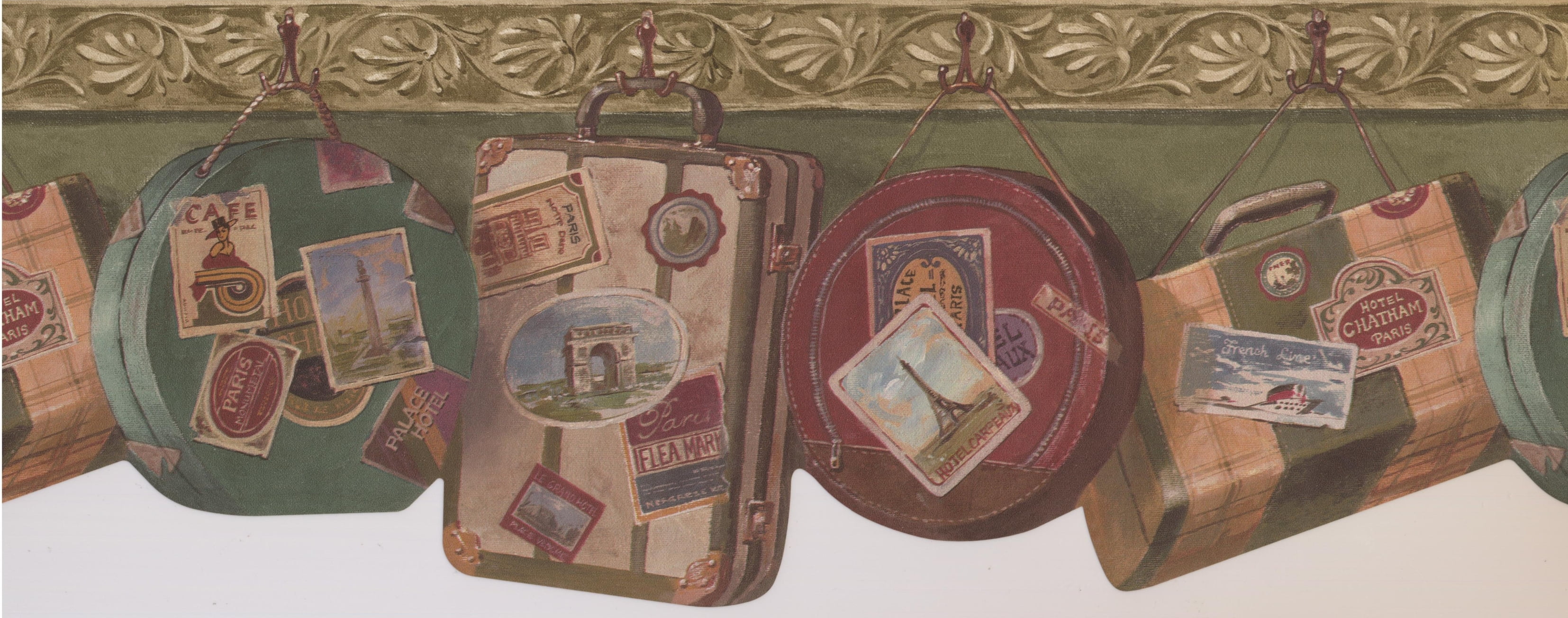 Wallpaper Border Vintage Suitcases Bags Hanging On Hooks Olive Green Wall Border Retro Design Roll 15 Ft X 9 In Walmart Com Walmart Com Wallpaper Border Vintage Suitcases Bags Hanging On Hooks Olive Green Wall Border Retro Design Roll 15 Ft X 9 In Walmart Com Walmart Com
