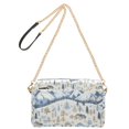 thumbnail image 2 of FORMRS Women Crossbody Purse with Chain Strap Vegan Leather Shoulder Handbag, Light Blue Mountain, 2 of 7