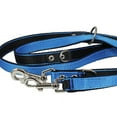thumbnail image 2 of 1.25" Wide 6 Way European Multi-functional Nylon Dog Leash, Adjustable Lead 40"-70" Long XLarge (Blue), 2 of 3