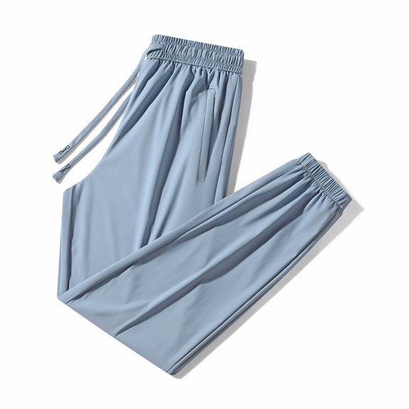 HJYCHN Women Super Stretch Jogging Sweatpants Lightweight Casual Pants with Comfortable Elastic Waistband for Everyday Wear Blue XXXXL