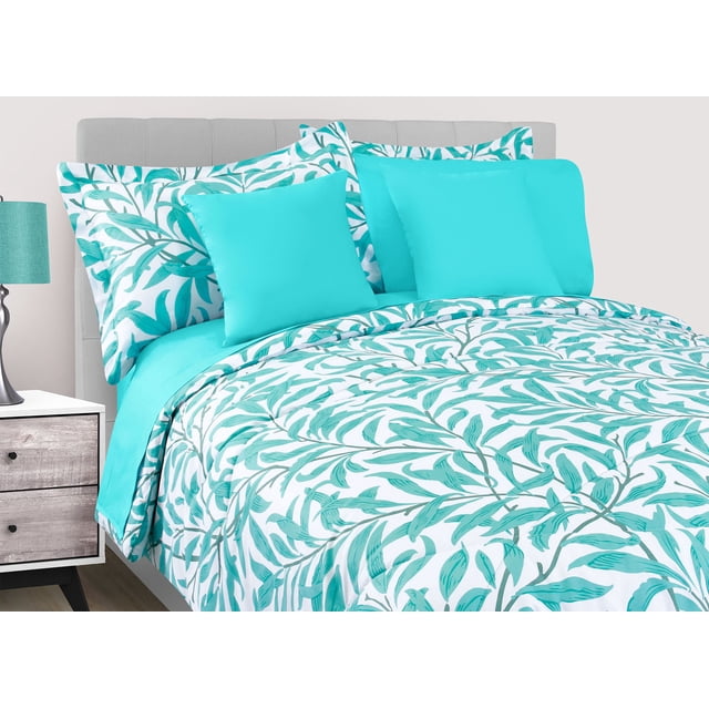 Edredón Dalfiori Etien Turquesa King Size | 100% Algodón
