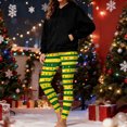 thumbnail image 6 of Posijego Women's Christmas Leggings High Waist Workout Yoga Pants Color Block Stretch Athletic Gym Leggings, 6 of 8