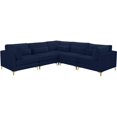 thumbnail image 1 of Meridian Furniture Julia Navy Velvet Modular Sectional, 1 of 4