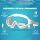 thumbnail image 5 of Equipo de natación, accesorios de natación Gafas de natación para miopía de 400 grados para natación Gafas de natación para miopía de plástico para natación, 5 of 6