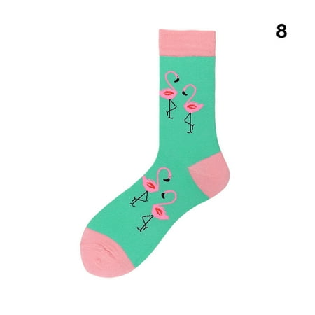 

A Pair Women s Fun Socks Cute Fruit Patterned Funky Socks Middle Tube Cotton Warm Novelty Socks for Autumn New