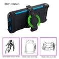 thumbnail image 4 of Mignova Galaxy A50 Space/A30/A20 Case,Heavy-Duty Shockproof Full Body Protection Rugged Hybrid Case with Rotating Belt Clip and Bracket for Galaxy A50 Space/A30/A20 case(Blue), 4 of 6