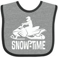 thumbnail image 3 of Inktastic Snowmobile Rider Snowmobiling Boys Baby Bib, 3 of 4