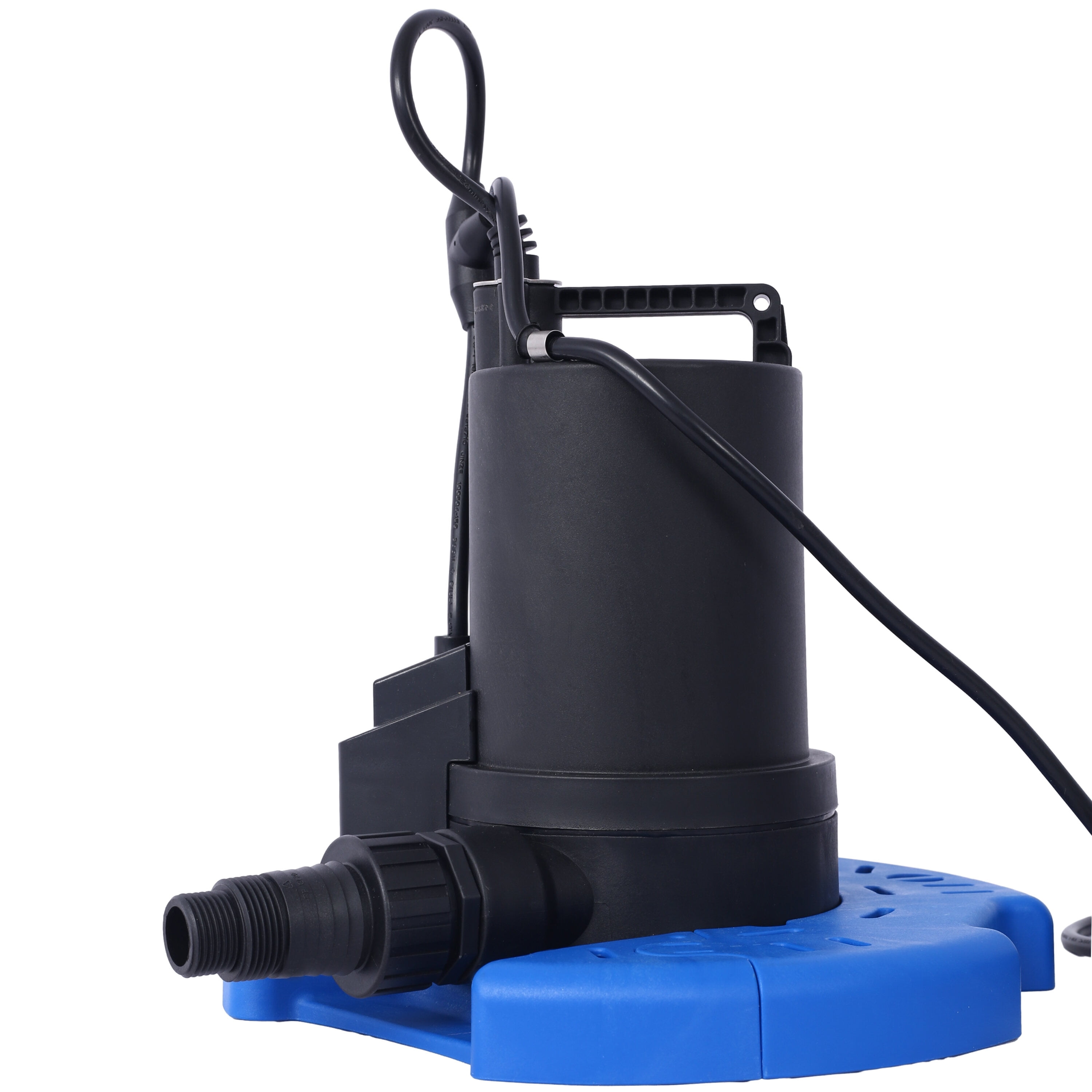1/4 HP Automatic Swimming Pool Cover Pump 120 V Submersible with 3/4 Check Valve Adapter1850 GPH Water Removal for Pool, Hot Tubs, Rooftops, Water Beds and more,