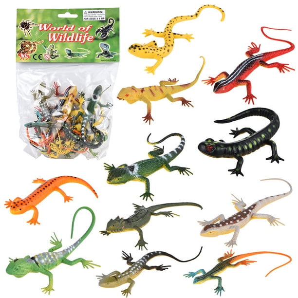 Lagarto Pintado Modelo 12 Gota Modelo Animal Juguete Educación