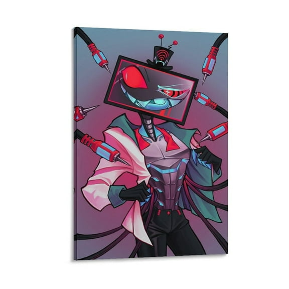 Anime Poster Hazbin Hotel Vox Canvas Wall Art Poster Decorative Bedroom Modern Home Print Picture Artworks Posters 16x24inch(40x60cm)