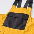 thumbnail image 6 of HCNTES Kids Waterproof Snow Bib Overalls Toddler Adjustable Strap Design Comfortable Winter Ski Wear(A01-Yellow,12-13 Years), 6 of 8