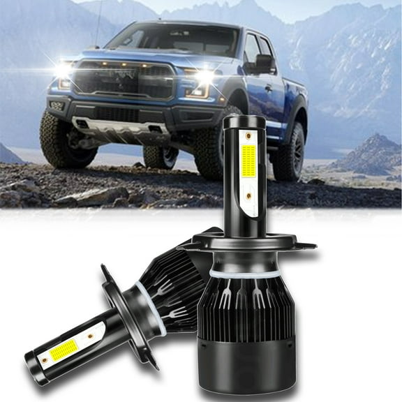 For 2012-2019 Ford Ranger LED Headlight Bulbs 9003/H4 High Low Beam 6000K White 2pc