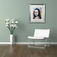 thumbnail image 3 of Trademark Fine Art "Mona Lisa" Canvas Art by Dean Russo, White Matte, Silver Frame, 3 of 4