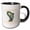Black/White, variant on 3drose, Washington Territory Fish the Steelhead Trout, 15oz Mug