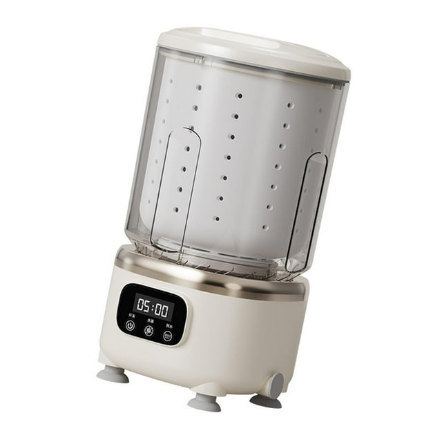 Tnarru Underwear Washing Machine Automatic Portable for Camping Apartment Underwear White