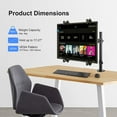 thumbnail image 2 of Universal VESA Mount Bracket Adapter Monitor Arm Mounting Kit for Screen 17 to 27 inch, 2 of 7