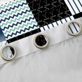 thumbnail image 4 of Feelyou Kids Cartoon Golf Curtains Pack of 2 (42x84 Each), Est Sleep Sports Curtains Blackout, Blue Buffalo Plaid Bedroom Curtains, Blackout Curtains Room Decor, 4 of 6