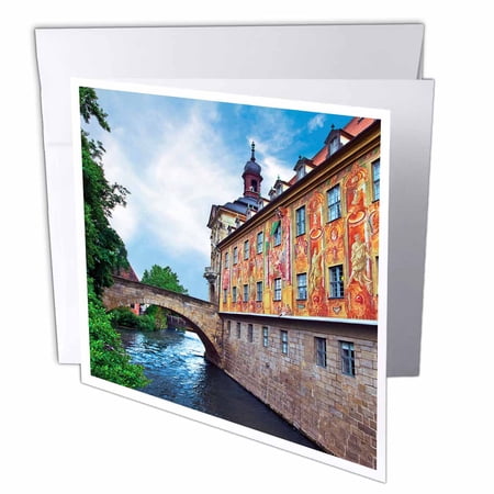3dRose, Germany, Bamberg, The Town Hall - EU03 MGL0038 - Miva Stock, 6 Greeting Cards with envelopes