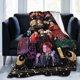 thumbnail image 2 of Manta de felpa Hocus Pocus, ultra suave y acogedora, de lujo, para sofá cama, mantas de felpa cálidas y ligeras para todas las estaciones, 80 x 60 pulgadas, 2 of 6