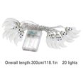 thumbnail image 3 of Clearance!Halloween Lights - Pumpkin Ghost Halloween String Lights, Battery Operated 10FT 20 LED Lights for Halloween Decorations Indoor Outdoor Party Supplies(Ghost), 3 of 8