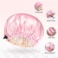 thumbnail image 5 of CYC Satin Sleep Cap Adjustable Double Sleep Bonnet Bonnet Cap For Sleep, 5 of 5