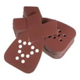 thumbnail image 1 of Unique Bargains 40 Packs 2000 Grits 12 Holes Hook & Loop Sandpapers Triangular Sanding Pads Sheets with Extra Tips, 1 of 6