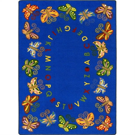 Kid Essentials - Early Childhood Butterfly Delight, 10'9" x 13'2", Multicolored