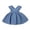 E193-Blue, variant on Girls Summer Sleeveless Ruffled Dress Lightweight Round Neck Casual Soft Daily Versatile Sundress for 0-4 Years