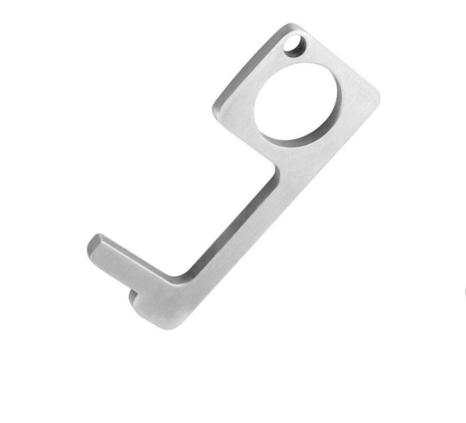 Portable Elevator Button Contactless Door Opener Handle Keychain Grip Hook Tool 
