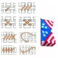 thumbnail image 5 of Coofit 12PCS Needlepoint Canvas Star Shape Plastic Canvas Blank Canvas for DIY Craft, 5 of 5