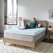 Sealy Essentials 3 Gel-Infused Cooling Memory Foam Mattress Topper, Queen, Adult