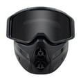 thumbnail image 2 of Full Frame Motorcycle Windshield Desert Face Mask with Antifog Goggles & Uv Protection, 2 of 7