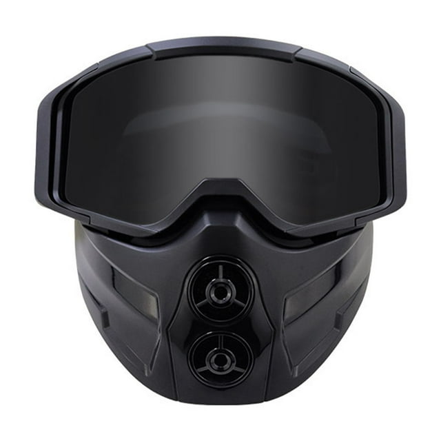 SDNall Masque Facial Respirant, Masque Facial Ajustable, Masque Facial Complet, Pare-Brise de Moto Complet - Masque Facial de Protection pour Cyclistes