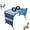 Style-Bblue, variant on 2-in-1 Foldable Pet Grooming Bed Bathing Stand for Small to Medium Pets | Dogs and Cats Bath Hammock with Eight Hole Design and Sling Reduce Escape