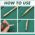 thumbnail image 3 of 30 Sets Shoelace Tips Cord End Tips Metal Shoe Lace Ends DIY for Hoodie Sneakers Shoestrings DIY Repairing, 3 of 9