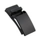 thumbnail image 1 of Hebilla automática rectangular clásica de repuesto para cinturones de cuero para hombre. Negro, 1 of 6