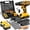 5.0Y battery*2, variant on DGB Brushless Cordless Power Drill Handheld Rechargeable Electric Screwdriver Portable Drill Driver For Household Repair Furniture Assembly Wood Metal Drilling DIY Projects