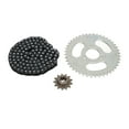 thumbnail image 2 of T8F Drive Chain 116 Links, Easy Install Stable Performance Steel T8F 13T Front Sprocket Anticorrosion  for Mini Bike, 2 of 7