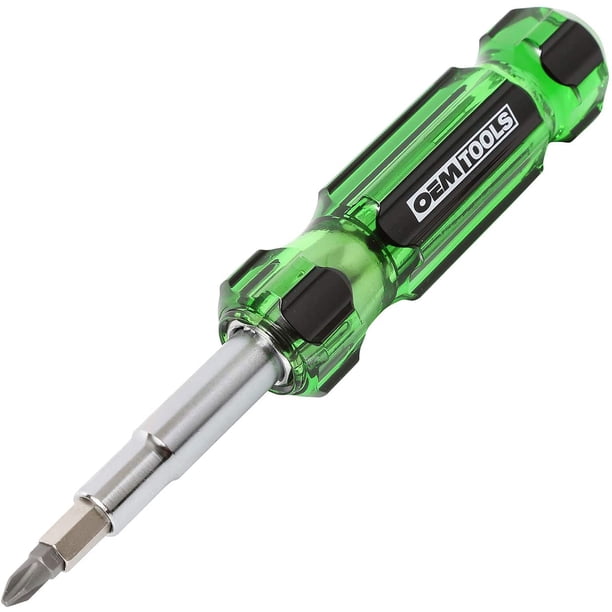 Destornillador Multibit 13 en 1 OEMTOOLS 22588 Llave de Tuerca y Herramienta de Válvula Schrader Herramientas HVAC Herramientas de Electricista