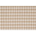 thumbnail image 2 of Farmhouse Taupe Grey Plaid Cotton Tara Tabletop Kitchen Textured Rectangle 13x72 Runner, 2 of 3
