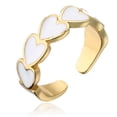 thumbnail image 1 of Open Ring Heart Adjustable - Trendy Cute Midi Ring Jewelry Finger Ring, 1 of 4