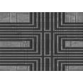 thumbnail image 1 of Ahgly Company Indoor Rectangle Patterned Gray Area Rugs, 6' x 9', 1 of 6
