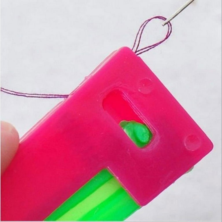 Automatic Sewing Needle Threader Simple Hand Tools Plastic Needle Thread  To^y^