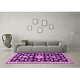 thumbnail image 3 of Ahgly Company Indoor Round Persian Pink Traditional Area Rugs, 8' Round, 3 of 4