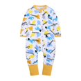 thumbnail image 1 of Combinaison Bébé Sans Pieds avec Fermeture Éclair Simple Barboteuse Manches Longues pour Bébé, 1 of 10